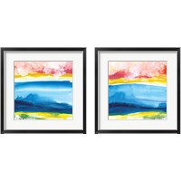 Framed 'Jewel Waterway 2 Piece Framed Art Print Set' border=