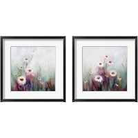 Framed 'Wildflowers  2 Piece Framed Art Print Set' border=