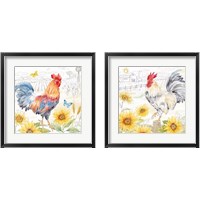 Framed 'Good Morning Sunshine 2 Piece Framed Art Print Set' border=