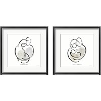 Framed 'Lines of Life 2 Piece Framed Art Print Set' border=