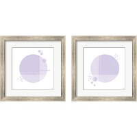 Framed 'Tribeca Purple 2 Piece Framed Art Print Set' border=