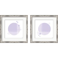 Framed 'Tribeca Purple 2 Piece Framed Art Print Set' border=