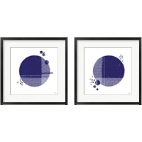 Framed 'Tribeca Indigo 2 Piece Framed Art Print Set' border=