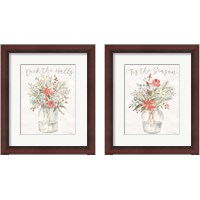 Framed 'Woodland Christmas 2 Piece Framed Art Print Set' border=