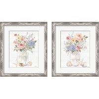 Framed 'Coastal Cottage 2 Piece Framed Art Print Set' border=