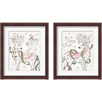 Framed 'Christmas Season 2 Piece Framed Art Print Set' border=