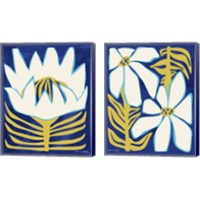 Framed 'Flower Power 2 Piece Canvas Print Set' border=