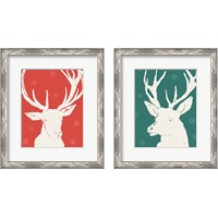 Framed 'Seasonal Shades 2 Piece Framed Art Print Set' border=