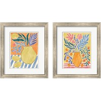 Framed 'Cyprus Still Life 2 Piece Framed Art Print Set' border=