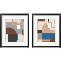 Framed 'Soft Modern 2 Piece Framed Art Print Set' border=