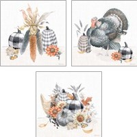 Framed 'Harvest Classics 3 Piece Art Print Set' border=