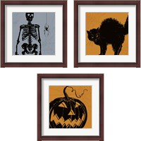 Framed 'Haunted  3 Piece Framed Art Print Set' border=