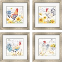 Framed 'Good Morning Sunshine 4 Piece Framed Art Print Set' border=